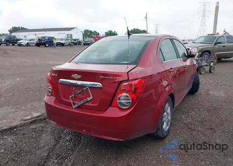 2013 Chevrolet Sonic Lt Auto z USA, uszkodzony, nr VIN 1G1JC5SH0D4177909